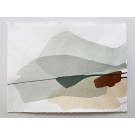Les jardins nordiques # 22, de l'artiste Vanessa Sylvain, Oeuvre papier, Acrylique sur papier, Création unique, dimension 18 x 24 pouces de largeur