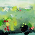 Stroke of luck 2, de l'artiste Marie-Eve Lachance, Tableau, Huile sur toile, Création unique, dimension 10 x 10 pouces de largeur