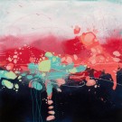 Stroke of luck 18, de l'artiste Marie-Eve Lachance, Tableau, Huile sur toile, Création unique, dimension 10 x 10 pouces de largeur