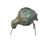 Petit oiseau (bronze), no 2 de 8, de l'artiste Bernard Hamel, Sculpture, bronze, Création unique, dimension : 3.5 x 3.25 x 2.5 po