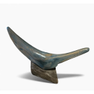 Tic Tac Toe, de l'artiste Pierre Paquet, Sculpture, Bois de grève, Dimension : 13 H x 6 x 25 po