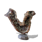 Victoire, de l'artiste Pierre Paquet, Sculpture, Bois de grève, Dimension : 19 H x 7 x 18 po