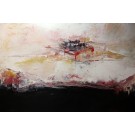 Sonates pour balcons apeurés, de l'artiste Benoit Genest Rouillier, Tableau, Acrylique sur toile, Création unique, dimension : 40 x 60 po de largeur