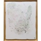 Au son de l'après-midi (t.encadré), de l'artiste Stéphanie Vallières, Mediums mixtes sur panneau MDF et encadrement bois, Création unique, Format de l'oeuvre : 30 x 24 pouces de largeur