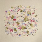 Tout renaît, de l'artiste Laurence Bélanger (ELBÉ), Tableau, Médiums mixtes, sur toile, Création unique, dimension : 18 x 18 po po de largeur