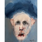 Un thé pour les astres, de l'artiste Benoit Genest Rouillier, Tableau, Acrylique sur toile, Création unique, dimension : 10 x 8 po de largeur