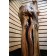 Filon (grande), de l'artiste Bernard Hamel, Sculpture, bois et cuivre, Création unique, dimension : 152 x 30 x 30 cm, vue 3