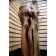 Filon (grande), de l'artiste Bernard Hamel, Sculpture, bois et cuivre, Création unique, dimension : 152 x 30 x 30 cm, vue 3