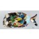 Love fish, de l'artiste Brigitte Galipeau - BGALI, Tableau, Mixtes sur toile galerie, Dimension : 18 x 36 pouces de largeur