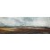 Horizon X, no 763, de l'artiste Isabel Picard, Techniques mixtes sur bois, Création unique, dimension : 20 x 60 po de largeur