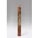 Coeur filandreux, de l'artiste Bernard Hamel, Sculpture, Bois et phragmites, dimension : 6 x 6 x 50 po hauteur