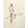 Aurore des rodéos, de l'artiste Benoit Genest Rouillier, Oeuvre sur papier, Techniques mixtes, Création unique, dimension : 13.75 po x 10.5 po de largeur