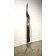 Épave, no 7, de l'artiste Bernard Hamel, Sculpture, Érable et acier inoxidable, dimension : 48.75 po hauteur x 12 po x 9 po, vue A