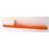 Aimant, Brosse à dents (orange), de l'artiste Alexandre Tardif, Décoration à placer sur une surface métallique, pièce faite de bois, tilleul
