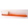 Aimant, Brosse à dents (orange), de l'artiste Alexandre Tardif, Décoration à placer sur une surface métallique, pièce faite de bois, tilleul