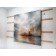 Révélation 4, no 0140, de l'artiste Yan Laboissonnière, Techniques mixtes sur bois , Création unique, dimension : 48 x 48 po de largeur, vue 1