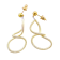 Boucles d'oreilles LIANE, no 97, de l'artiste Sandrine Giraud