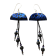 Boucles d'oreilles Méduses, no 13, de l'artiste Molusk, Bijou mode d'inspiration aquatique souple et léger. La matière première : un PVC transparent qui, une fois coloré, doré et imprimé, est totalement métamorphosé.