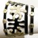 Bracelet Multi-Algues (noir, or et blanc), no 34, de l'artiste Molusk, Longueur 7.0 pouces, Bijou d'inspiration aquatique souple et léger fait de PVC coloré qui épouse la forme du corps à la manière d’un tatouage, vue 2