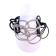 Bracelet TWIST argent et noir, no 67, de l'artiste Sandrine Giraud, Ce bijou marie avec élégance la grâce et l’originalité des lignes résolument contemporaines. 