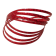 Bracelet Vague, no 12, de l'artiste Molusk, Longueur 6.5 pouces, Bijou aquatique souple et léger fait de PVC coloré qui épouse la forme du corps à la manière d’un tatouage