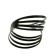 Bracelet Vague (noir), no 22, de l'artiste Molusk, Longueur 7.25 pouces, Bijou d'inspiration aquatique souple et léger fait de PVC coloré qui épouse la forme du corps à la manière d’un tatouage