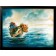 Le village dans la mer, de l'artiste Félix Girard, sur papier Epson « Enhanced Matte, impression avec de l’encre à pigment – qualité archive (ultra chrome), dimension : 14 x 18 pouces de largeur, affiche prête à être encadrée, vue 2