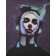 Carrousel, de l'artiste Marie Chantal Le Breton, Tableau, Mixtes sur papier aquarelle marouflé sur panneau de bois, Création unique, dimension : 18 x 14 po de largeur