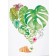 Carte de souhaits 5x4 po, -- Coeur plantes --, de l'artiste Katrinn Pelletier, dimension : 5.5 x 4.25 pouces largeur, sans texte, avec enveloppe  Vous pouvez inscrire votre message à l'intérieur.  Carte vendue à l'unité