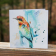 Carte de souhaits 5x5, -- Riche de couleurs --, de l'artiste Anne-Marie Villeneuve, dimension : 5.25 x 5.25 pouces largeur, sans texte, avec enveloppe  Vous pouvez inscrire votre message à l'intérieur.  Carte vendue à l'unité