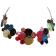 Collier Pendentif, no 20, de l'artiste Molusk, Bijou d'inspiration aquatique souple et léger fait de PVC coloré qui épouse la forme du corps à la manière d’un tatouage, longueur maximale 17 pouces
