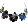 Collier Pendentif, no 22, de l'artiste Molusk, Bijou d'inspiration aquatique souple et léger fait de PVC coloré qui épouse la forme du corps à la manière d’un tatouage, longueur maximale 17 pouces