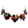 Collier Pendentif, no 23, de l'artiste Molusk, Bijou d'inspiration aquatique souple et léger fait de PVC coloré qui épouse la forme du corps à la manière d’un tatouage, longueur maximale 17 pouces