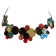 Collier Pendentif, no 24, de l'artiste Molusk, Bijou d'inspiration aquatique souple et léger fait de PVC coloré qui épouse la forme du corps à la manière d’un tatouage, longueur maximale 17 pouces