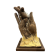 Éclosion, de l'artiste Raphaëlle Bitar, Sculpture, Argile, Plâtre et végétaux divers, dimension : 7 x 5 x 4 pouces