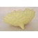 Fleur Rosace jaune, vendu séparément, de l'artiste Véronique Martel, dimension : 2 à 4 pouces de diamètre, Peut être légèrement différent de la photo présentée, Faisait partie de l'ensemble 'L'épicier du coin ...', Faïence grès pigment émail, vue B