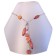 Collier, Breloks Assymétrik, no 70, de l'artiste Sophiori, Bijou contemporain coloré, fait à la main, Matière première : pâte de polymère, de la création jusqu'à l'assemblage final
