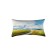 Coussin Bastien, rectangle long, modèle 'Lumière du Bas St-Laurent', Ni Vu Ni Cornu, Auteure Annie Lévesque, artiste, Art portable, Imprimé des deux côtés (recto-verso), Fait au Canada, dimension : 12po x 23po