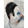 Pour Gilles, de l'artiste Benoit Genest Rouillier, Tableau, Acrylique sur toile, Création unique, dimension : 7 x 5 po de largeur