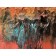 Furie (triptyque), de l'artiste Isabel Picard, Techniques mixtes sur bois, Création unique, dimension : 48 x 48 po de largeur, vue 4