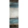 Saudade, no 0722 , de l'artiste Isabel Picard, Techniques mixtes sur bois, Création unique, dimension : 16 x 48 po de largeur