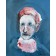 La reine des cataractes, de l'artiste Benoit Genest Rouillier, Tableau, Acrylique sur toile, Création unique, dimension : 14 x 11 po de largeur