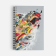 Cahier -- La fureur de vivre --, ligné, de l'artiste Brigitte Galipeau BGALI, dimension : 8.5 x 5.5 pouces largeur,  Vendu à l'unité
