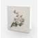 Carte de souhaits 5x5, Laisser fleurir, de l'artiste Roxane Lessard (Os cane), dimension : 5.5 x 5.5 pouces largeur, sans texte, avec enveloppe  Vous pouvez inscrire votre message à l'intérieur.  Carte vendue à l'unité, vue 2