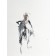Les astres de laboratoires, de l'artiste Benoit Genest Rouillier, Oeuvre papier, Acrylique sur papier, Création unique, dimension : 13.75 x 10.5 po de largeur
