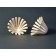 Les inséparables # A et / ou # B, de l'artiste Christianne Hamel, Sculpture, médium : frêne, Créations uniques, dimension : 6 x 6 x 4 po chacune