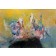 Les bêtes jaunes, de l'artiste Benoit Genest Rouillier, Tableau, Mixte sur toile, Création unique, dimension : 40 x 60 po de largeur
