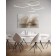 Horizon I, #0208, de l'artiste Yan Laboissonnière, Techniques mixtes sur bois, Création unique, Format de l'oeuvre : 40 x 60 pouces de largeur, décor 1