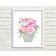 Affiche, -- Panier aux pivoines -- Affiche, -- Panier aux pivoines -- de l'artiste Katrinn Pelletier, Illustration, aquarelle, crayons de couleur, ..., dimension : 10 x 8 de largeur, vue décor 4