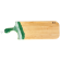Planche à découper, moyenne, no 51, Vert / Blanc, de l'artiste Julie Marcotte, Matériaux, Érable, résine alimentaire et huile de pépin de raisin, dimension : 3/4 x 8 x 24 pouces